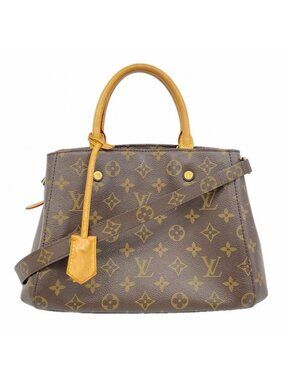 Louis Vuitton Handbag Monogram Montaigne BB Brown 2-Way Bag